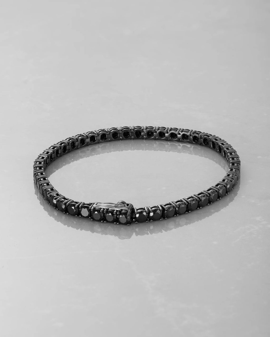 Black Tennis Bracelet