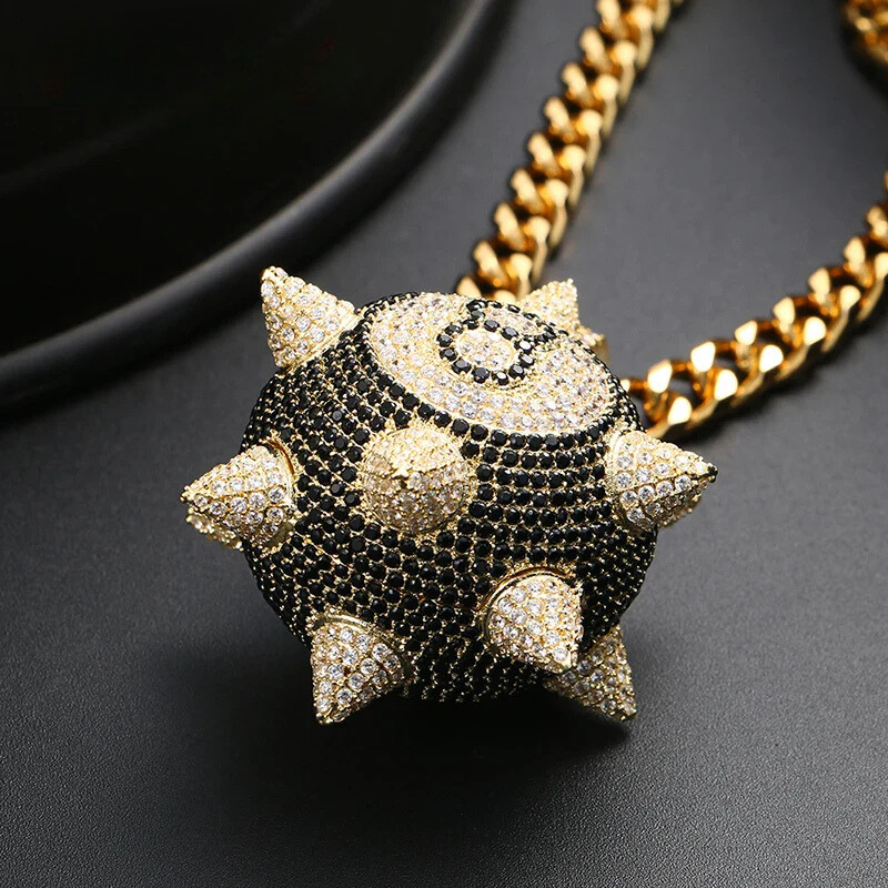 Spike 8 Ball Pendant