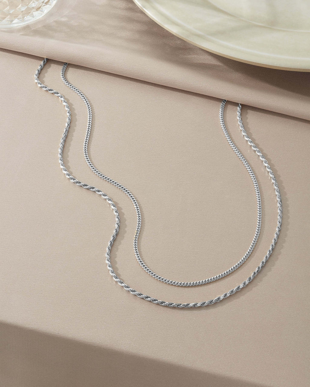 3mm Cuban Link Chain - Silver