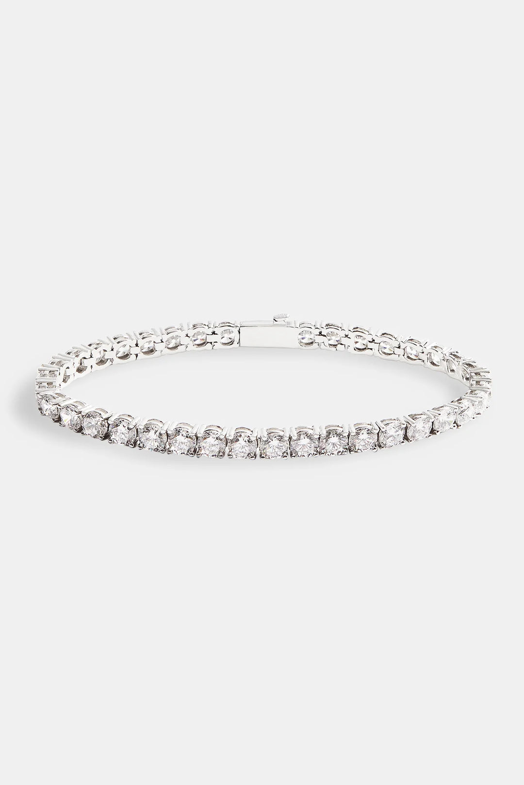 5mm Tennis Bracelet - Silver