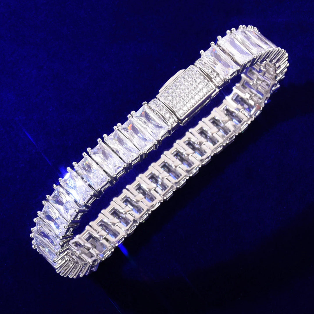 Baguette Tennis Bracelet - 7’’ / Silver