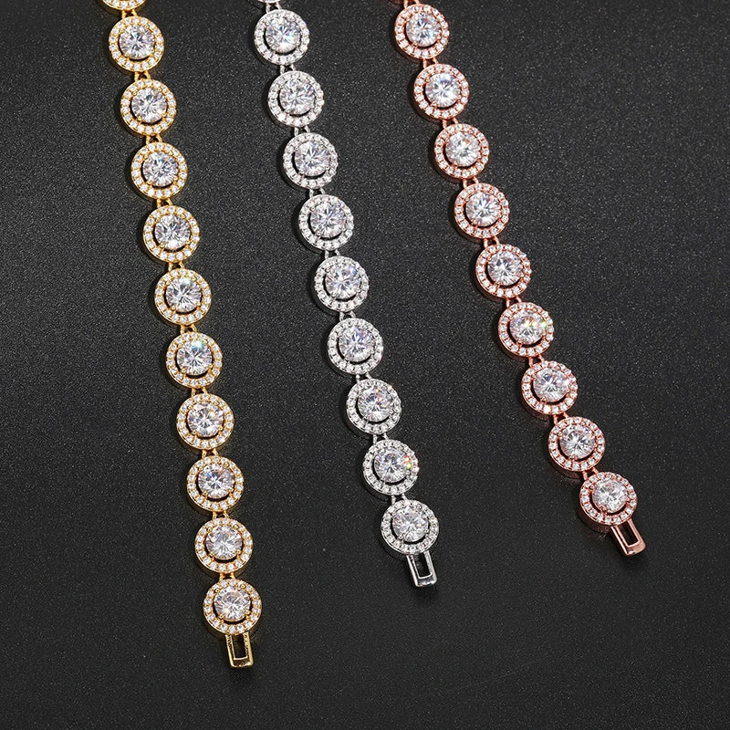 Circle Moissanite Chain