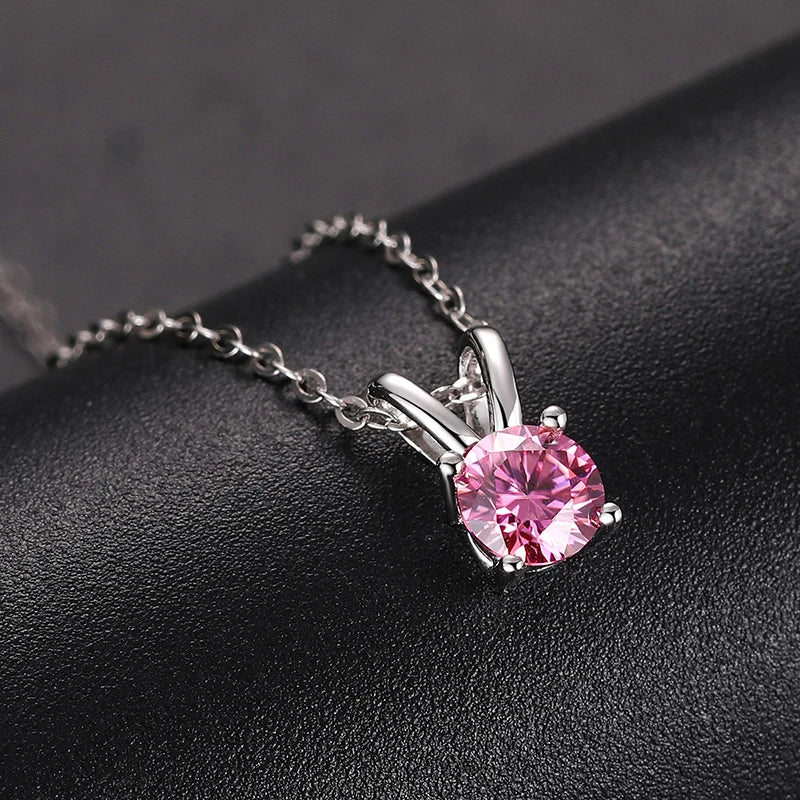 Colourful Moissanite Necklace