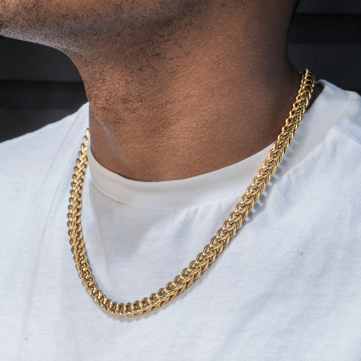 Elegant Franco Chain Necklace - Gold / 16’’