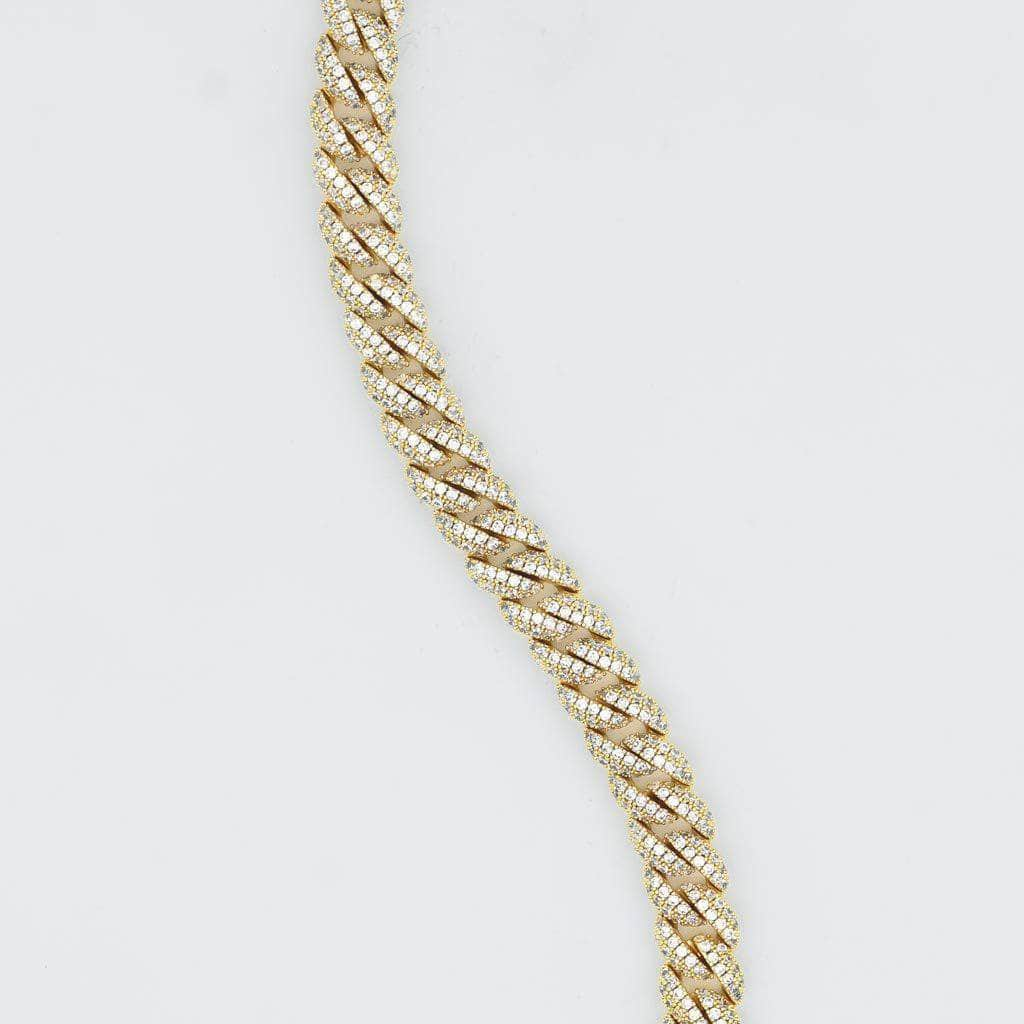 10mm Miami Cuban Link Chain - Gold