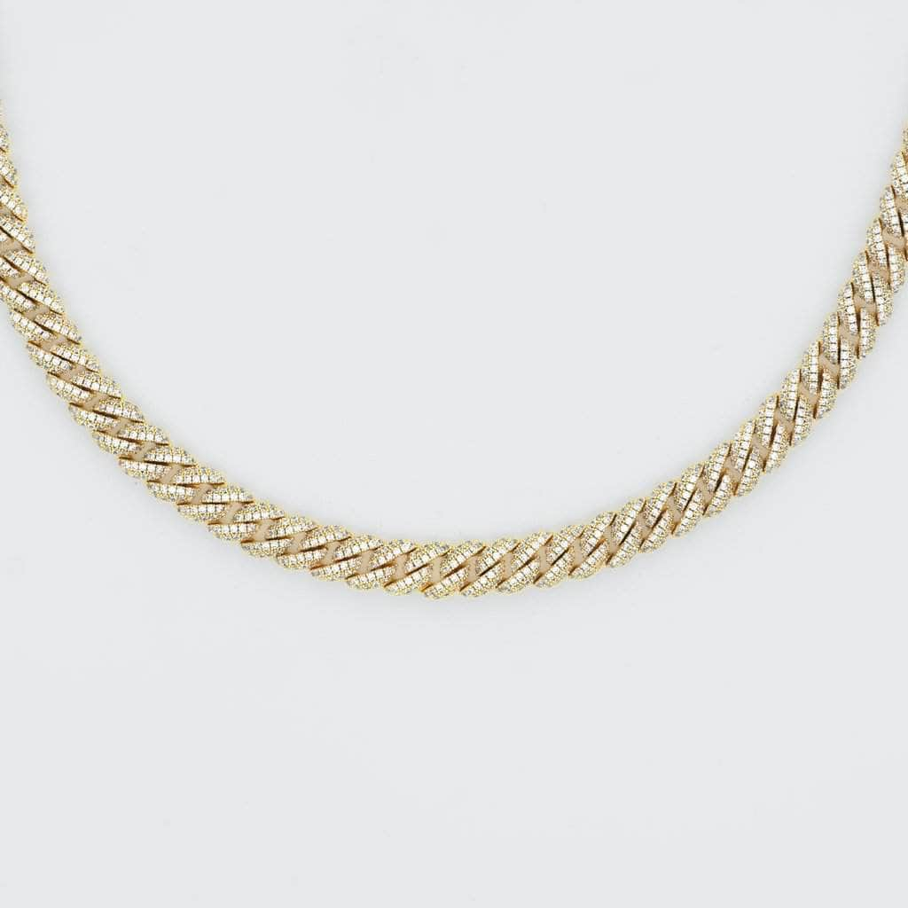 10mm Miami Cuban Link Chain - Gold