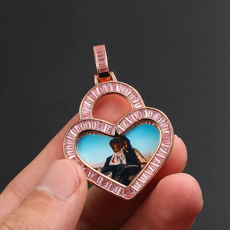 Heartfelt Custom Photo Medallion Necklace