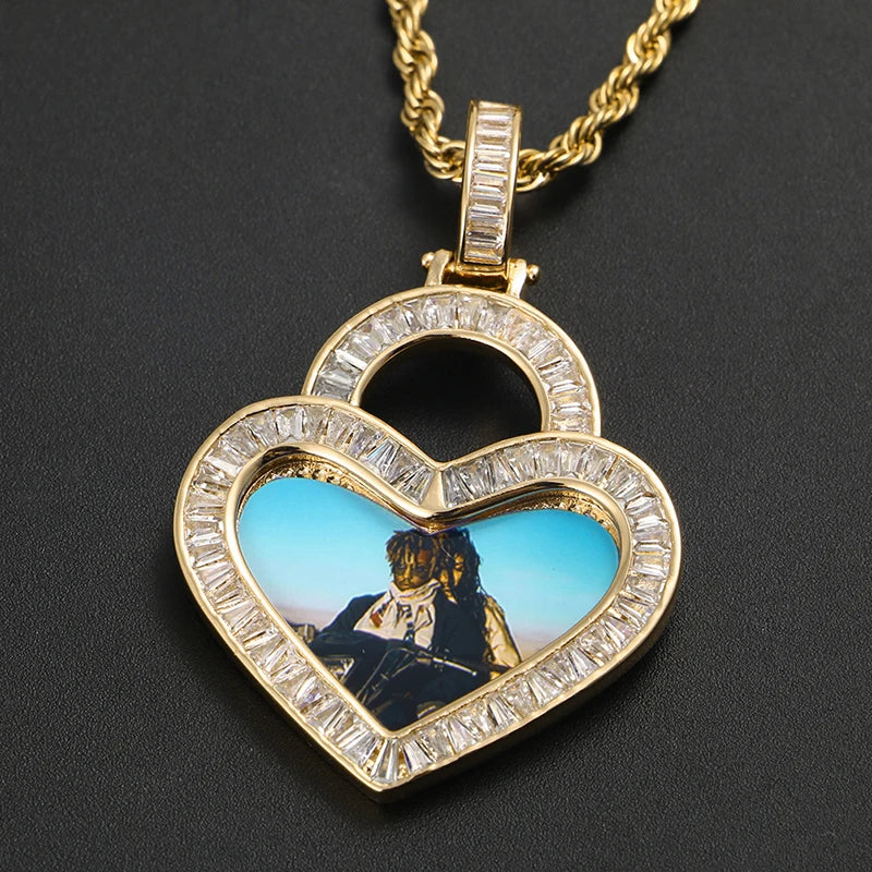 Heartfelt Custom Photo Medallion Necklace