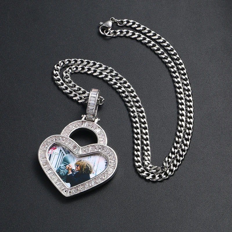 Heartfelt Custom Photo Medallion Necklace