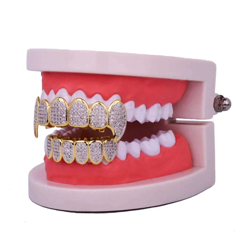 Iced Out CZ Fang Grillz