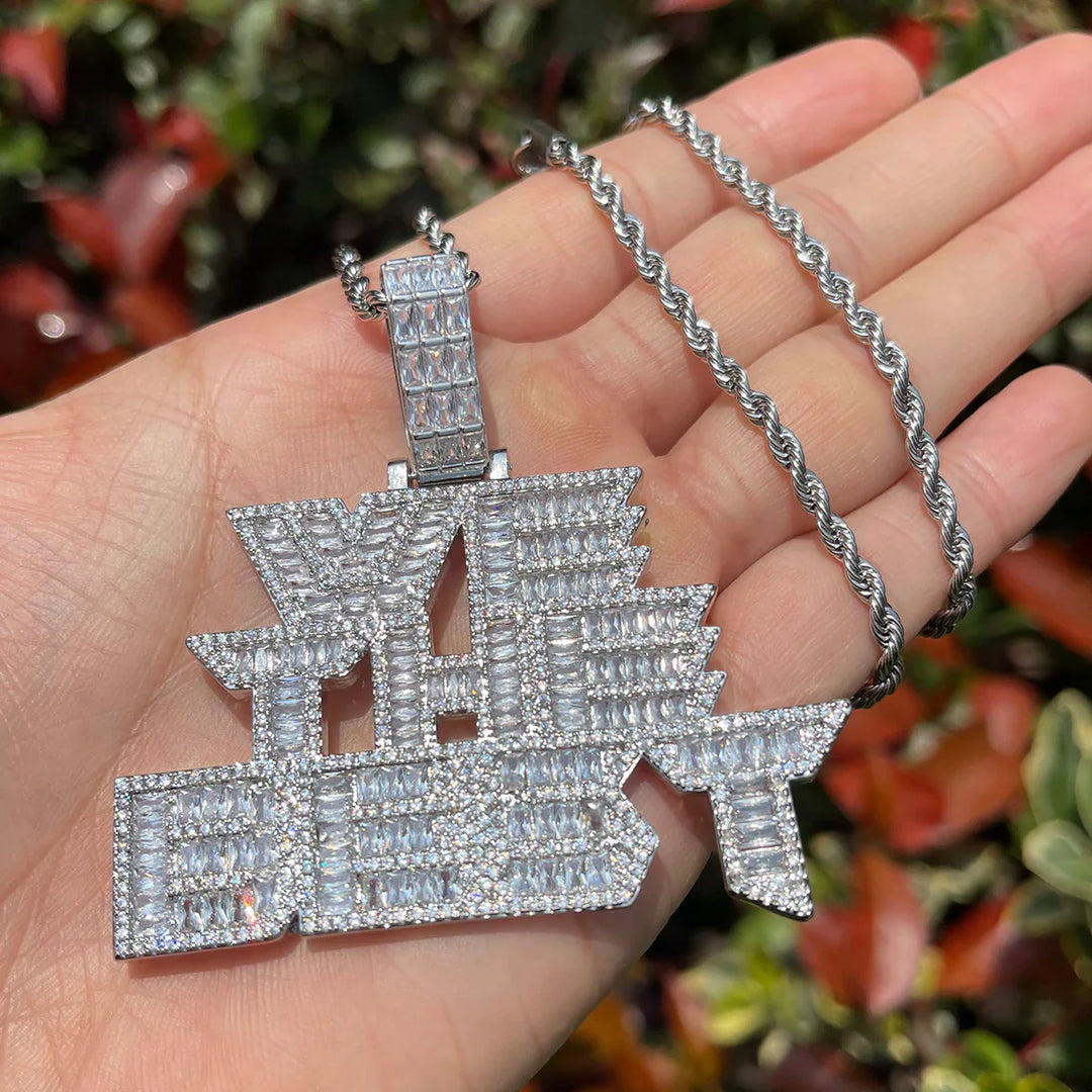 Iced Out We The Best Pendant Necklace