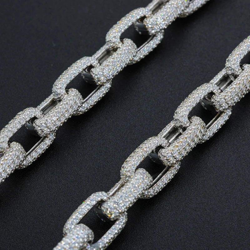 Moissanite Chain Link