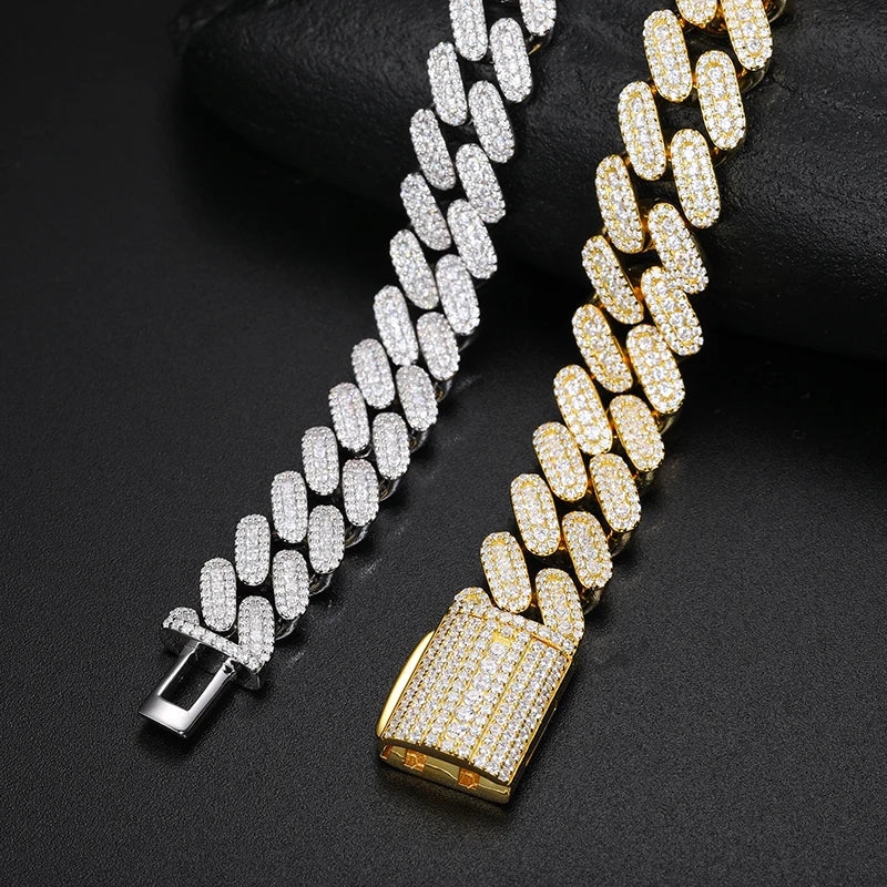 Moissanite Cuban Link Chain