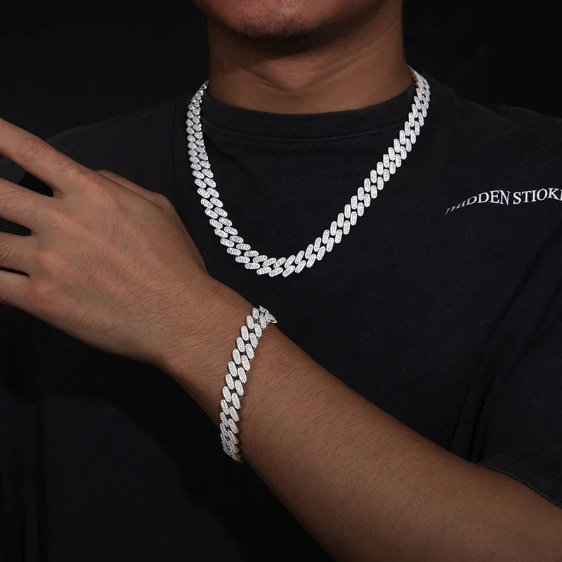 Moissanite Cuban Link Chain