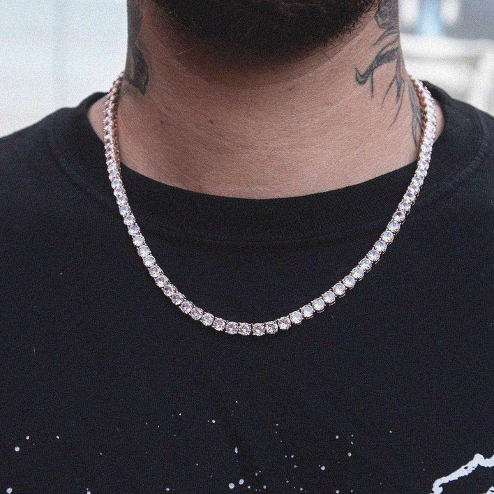 5mm Tennis Chain - Rose Gold