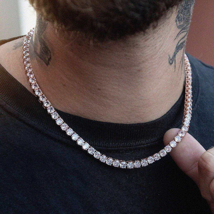 5mm Tennis Chain - Rose Gold